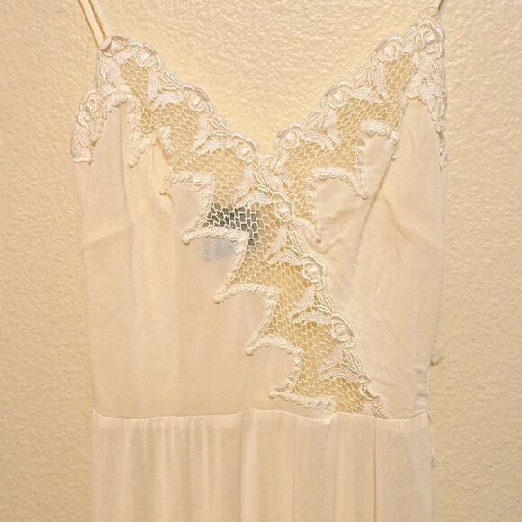 TD4 BY ELECTRA SMOCKED BACK VINTAGE NIGHTGOWN  SIZE 7 - Picture 2 of 9